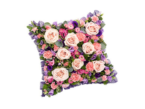 Pink and Mauve Cushion