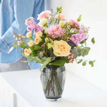Luxury Pastel Bouquet in a Vase